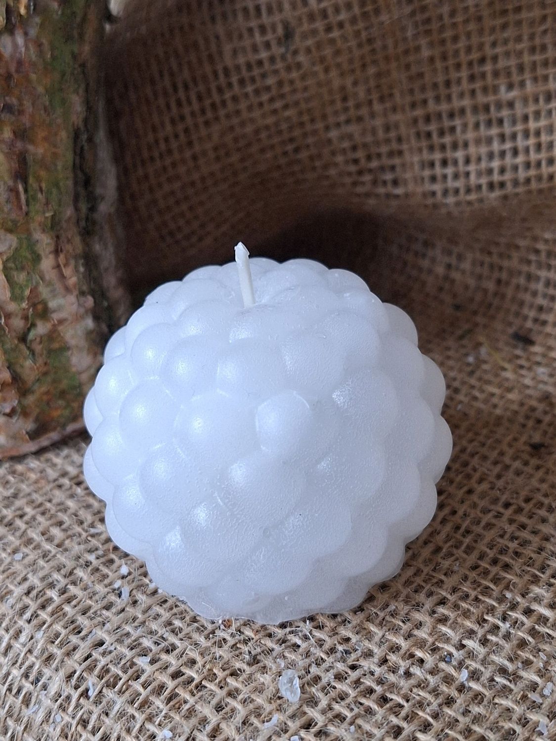 Schneeballkerze/ Bubblekugelkerze Schneeballkerze - Winter