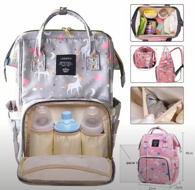 ​Capacity Nappy bag Travel backpack Nursing Bag for baby care