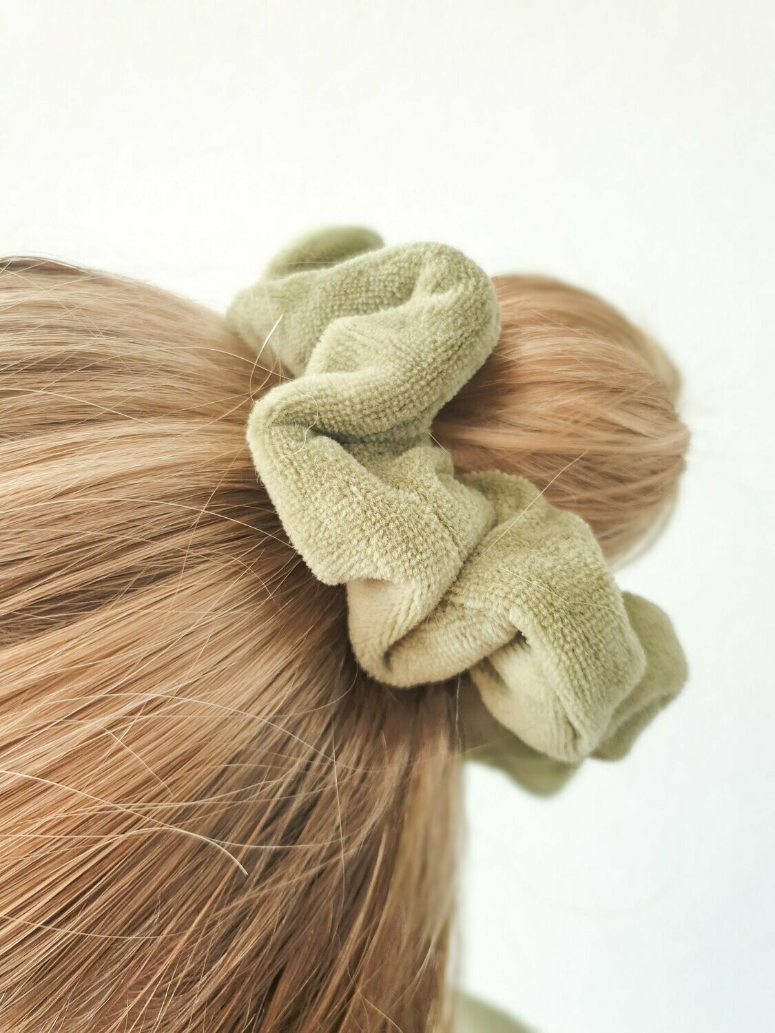 Scrunchie velvet Groen 