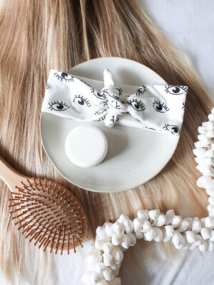Haarband Zwart / Wit Eyes