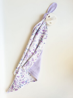 Baby Speendoekje Confetti Lila