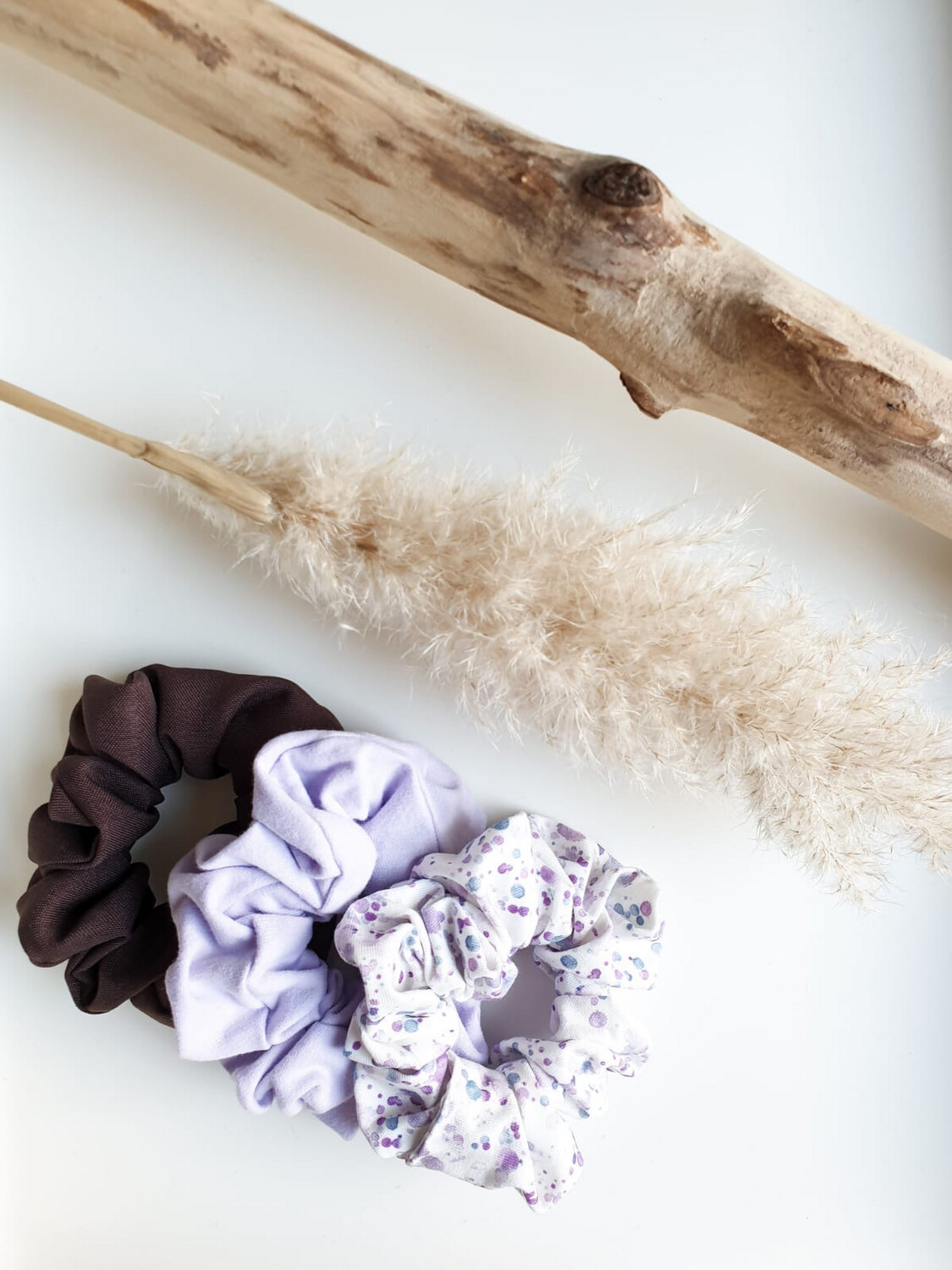 Scrunchie Uni Aubergine