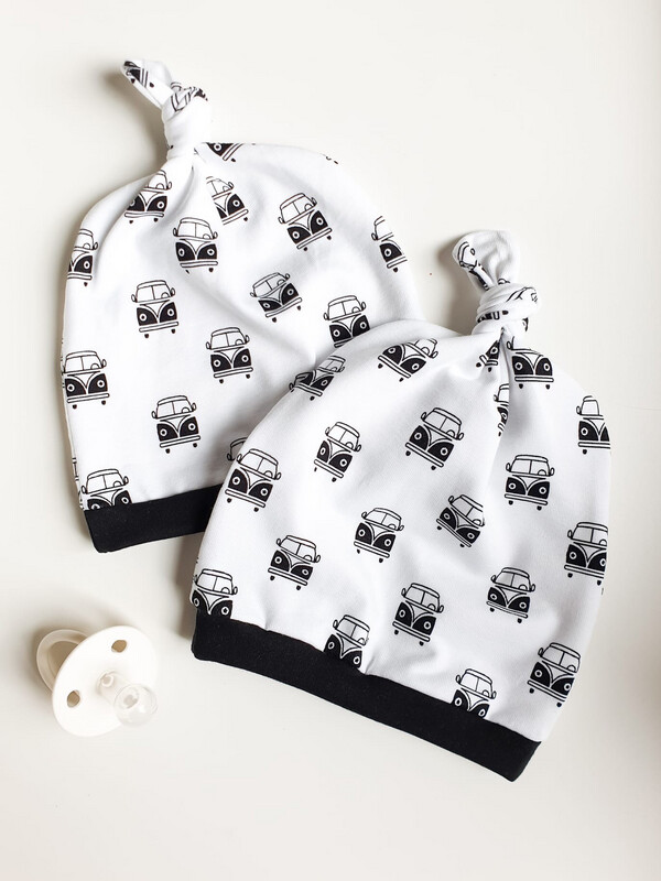 Baby Knoop Mutsje Oldtimer VW