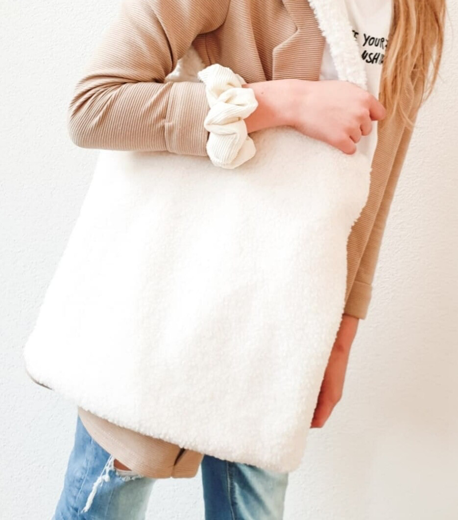 Shopper Luxe gevoerd Teddy