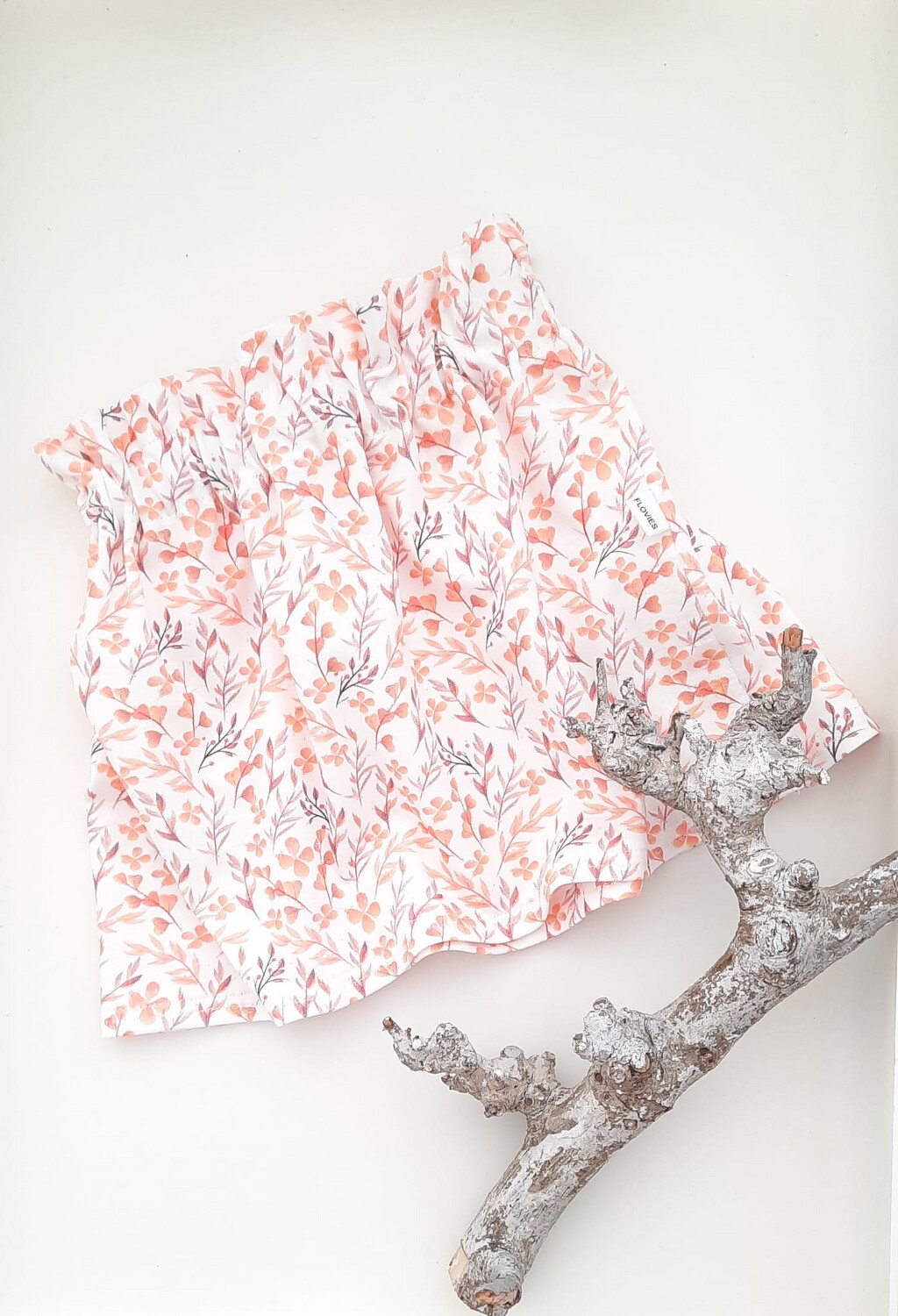 Baby Paperbag Rokje Orange / Pink
