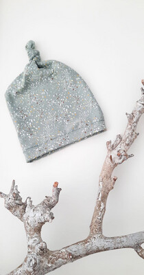 Baby Knoopmutsje Confetti Mint