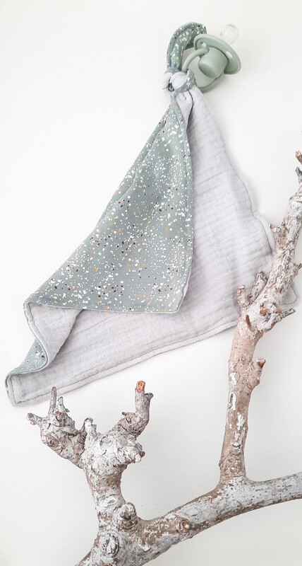 Baby Speendoekje Confetti Mint