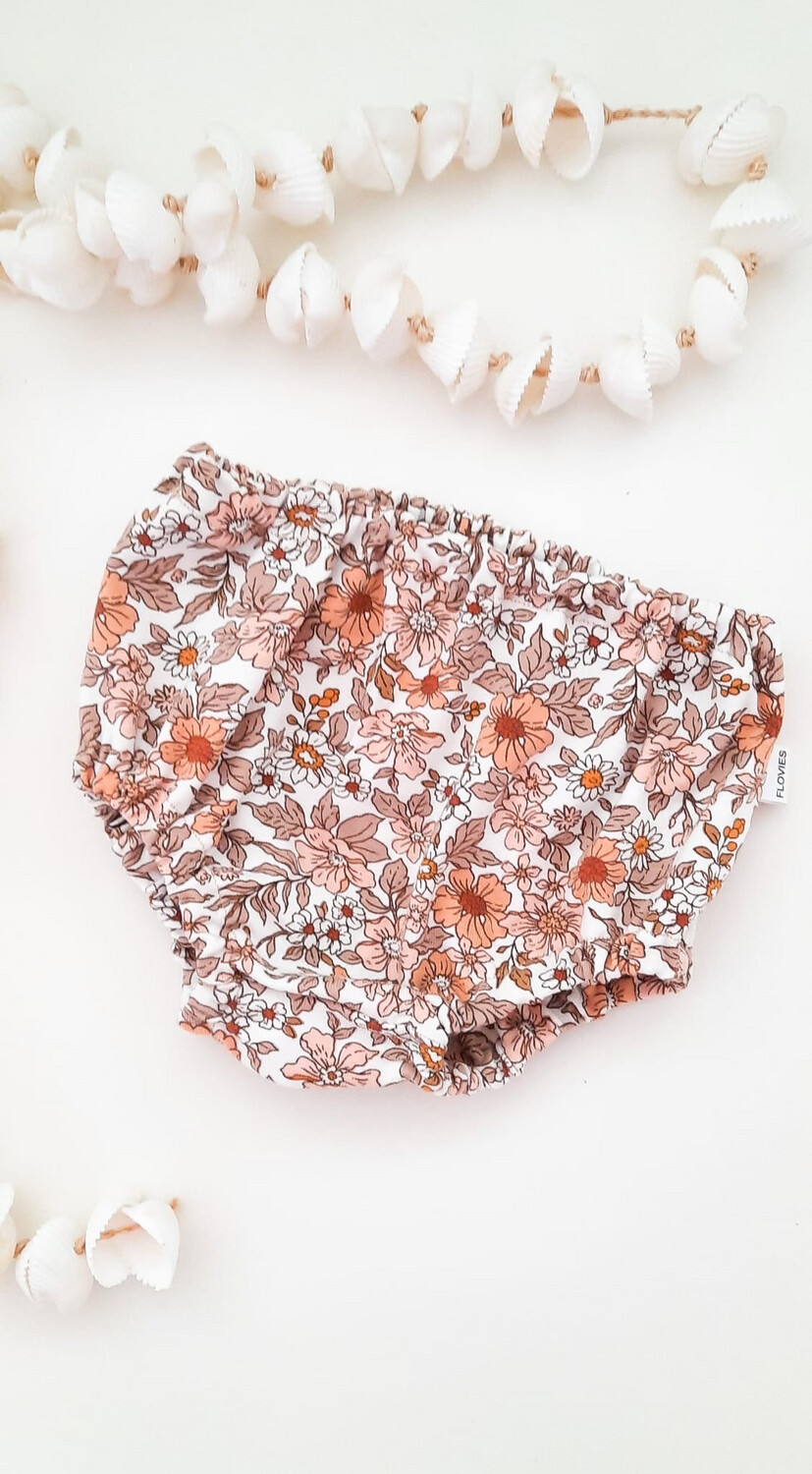Baby Bloomer Luierbroekje Vintage Flower