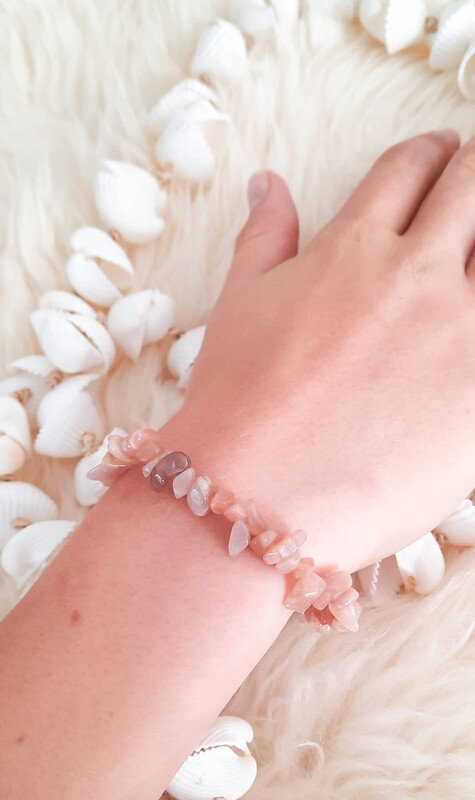 Natuursteen Zonnesteen Armband baroque
