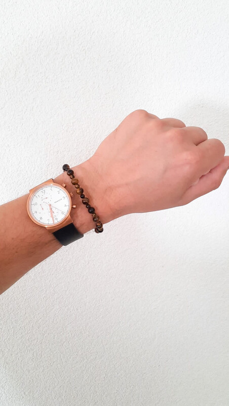 Natuursteen Tijgeroog Armband