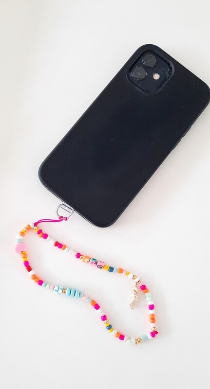Telefoonkoordje Multicolour (kort) ?