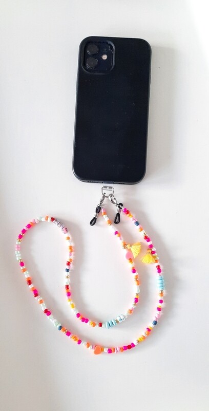 Telefoonkoordje Multicolour (lang) ?