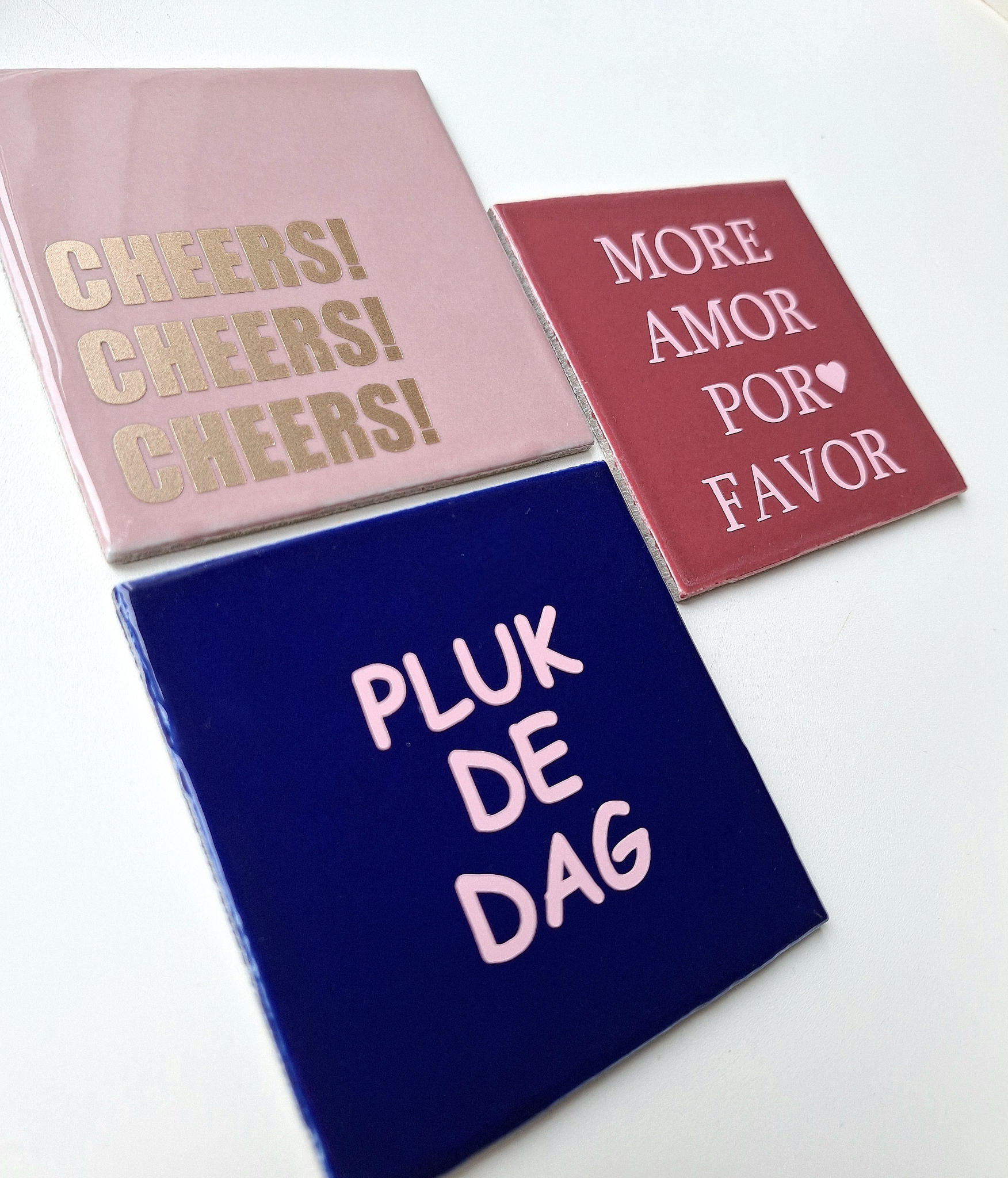 Tegeltje Quote incl. standaard