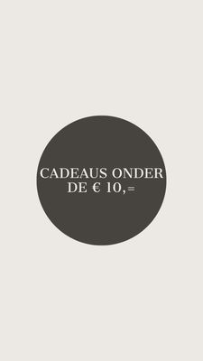 Cadeau's onder de €10,=