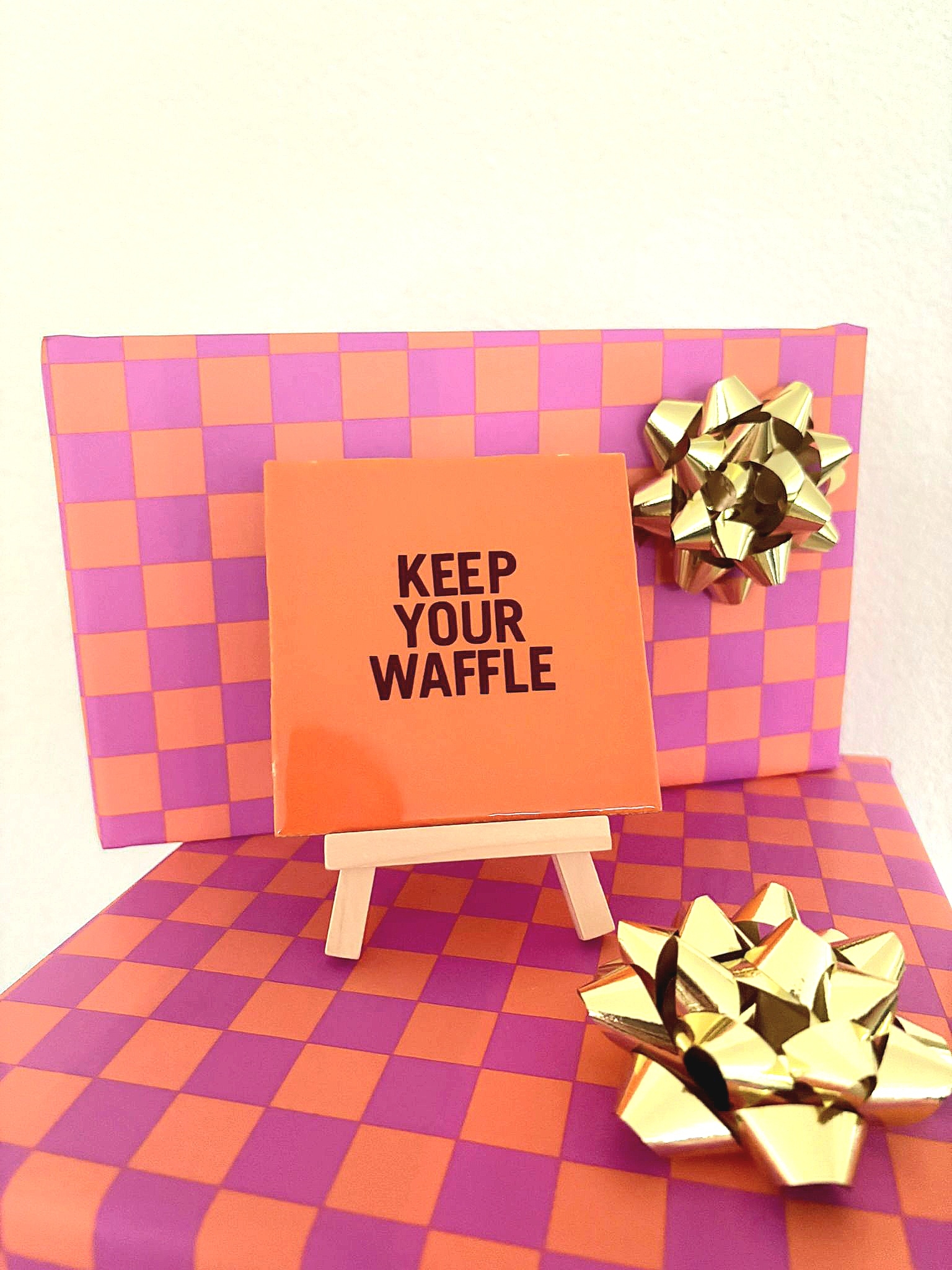 Tegeltje Quote incl. standaard