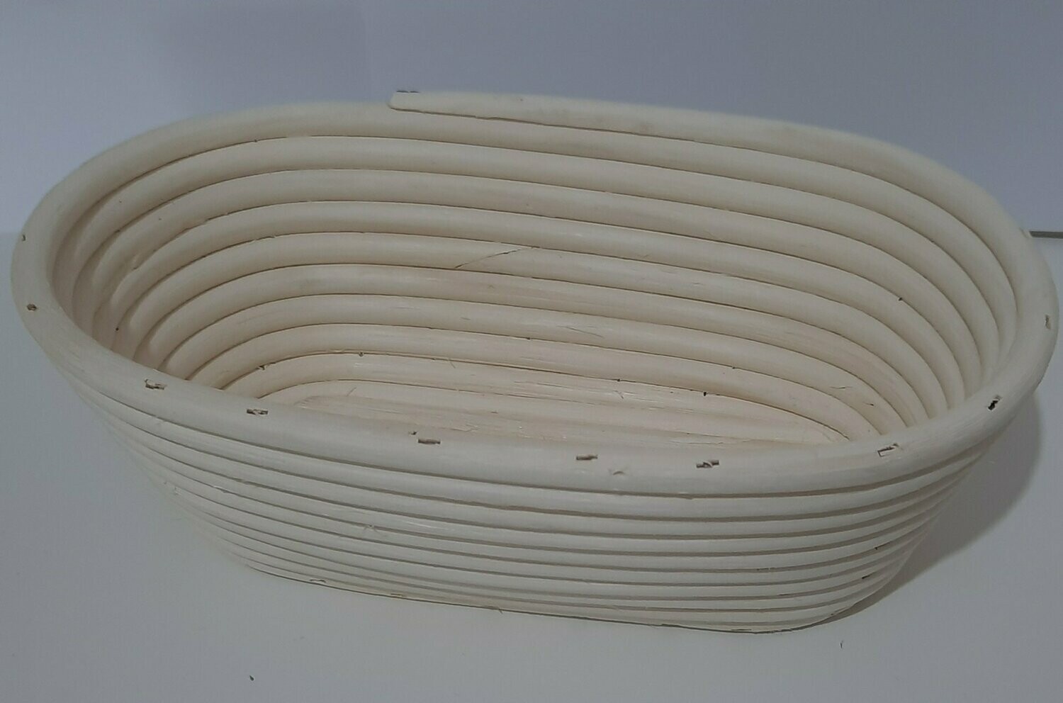 Oval Rattan Proofing Basket 25cmx15cm x8.5cmH