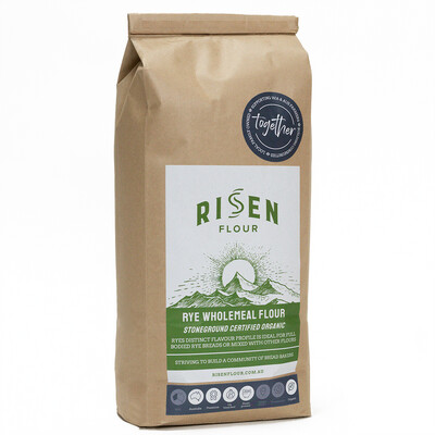 Organic Rye Wholemeal Flour - Stoneground Certified