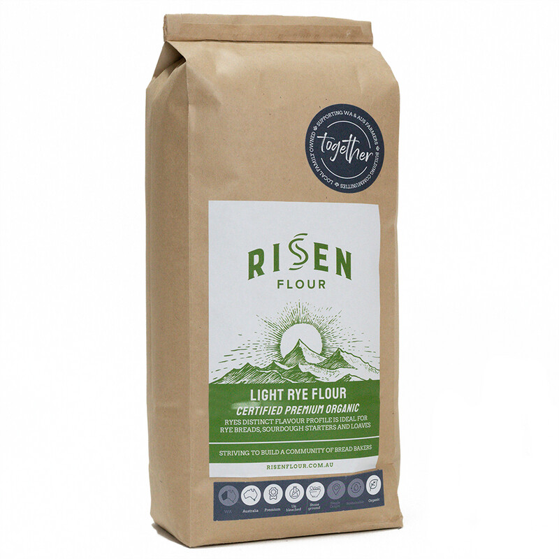 Organic Light Rye Flour - Certified Premium