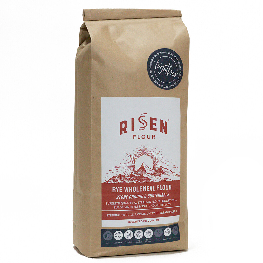 Rye Wholegrain Flour -  Stoneground and Sustainable