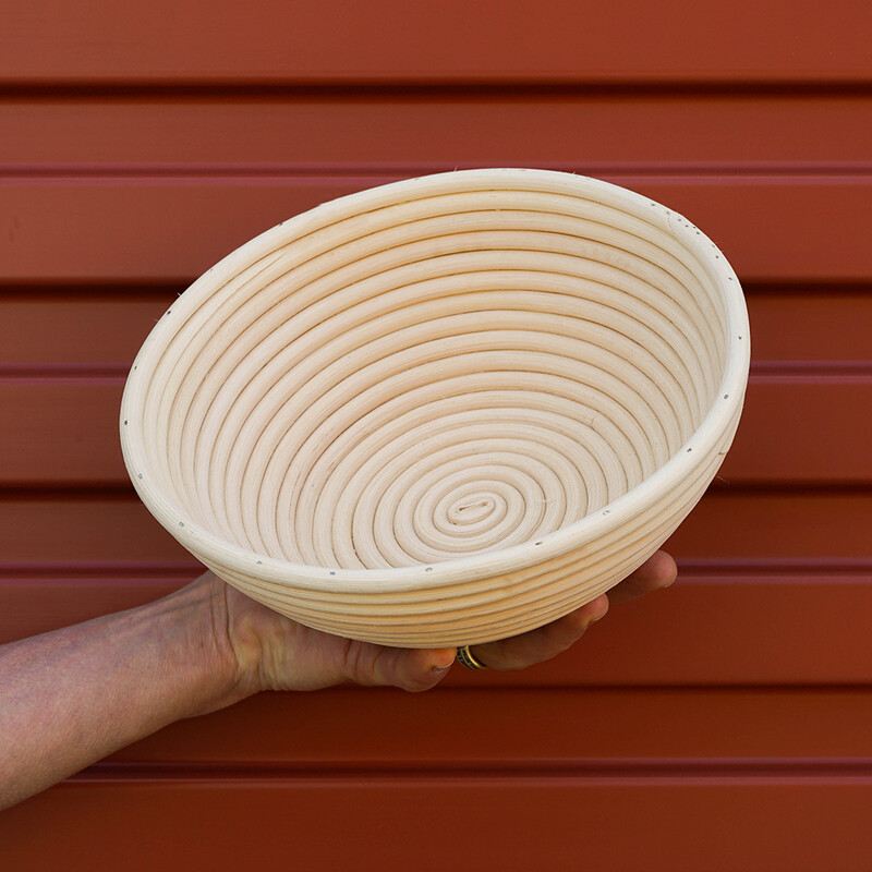 Proving Basket/Banneton - Round, NO Liner (22cm x 8.5cm)