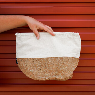 Bread Bag - Canvas and Cork