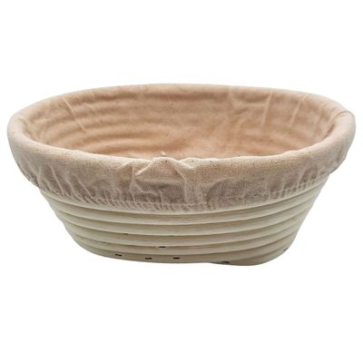 Proving Basket/Banneton - Oval, With Liner (25cm x 16cm) Proving Basket/Banneton - Oval, With Liner (25cm x 16cm)