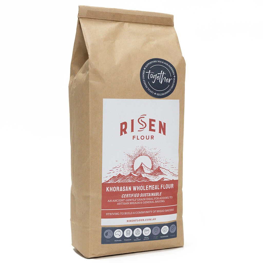 Khorasan Wholemeal Flour - Certified Sustainable Khorasan Wholemeal Flour - Certified Sustainable