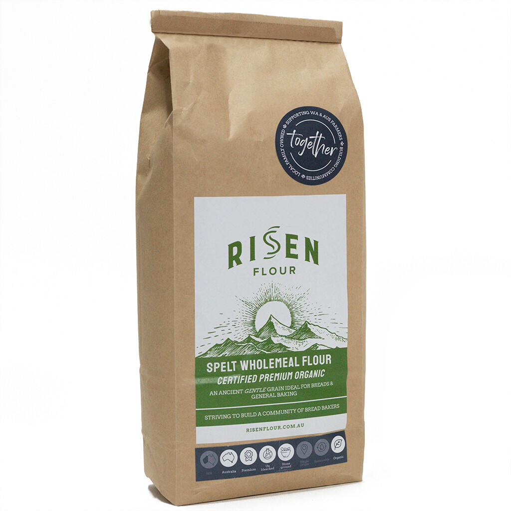 Organic Spelt Wholemeal Flour - Premium Certified Organic Spelt Wholemeal Flour - Premium Certified