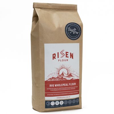 Rye Wholegrain Flour - Milled by Risen Flour