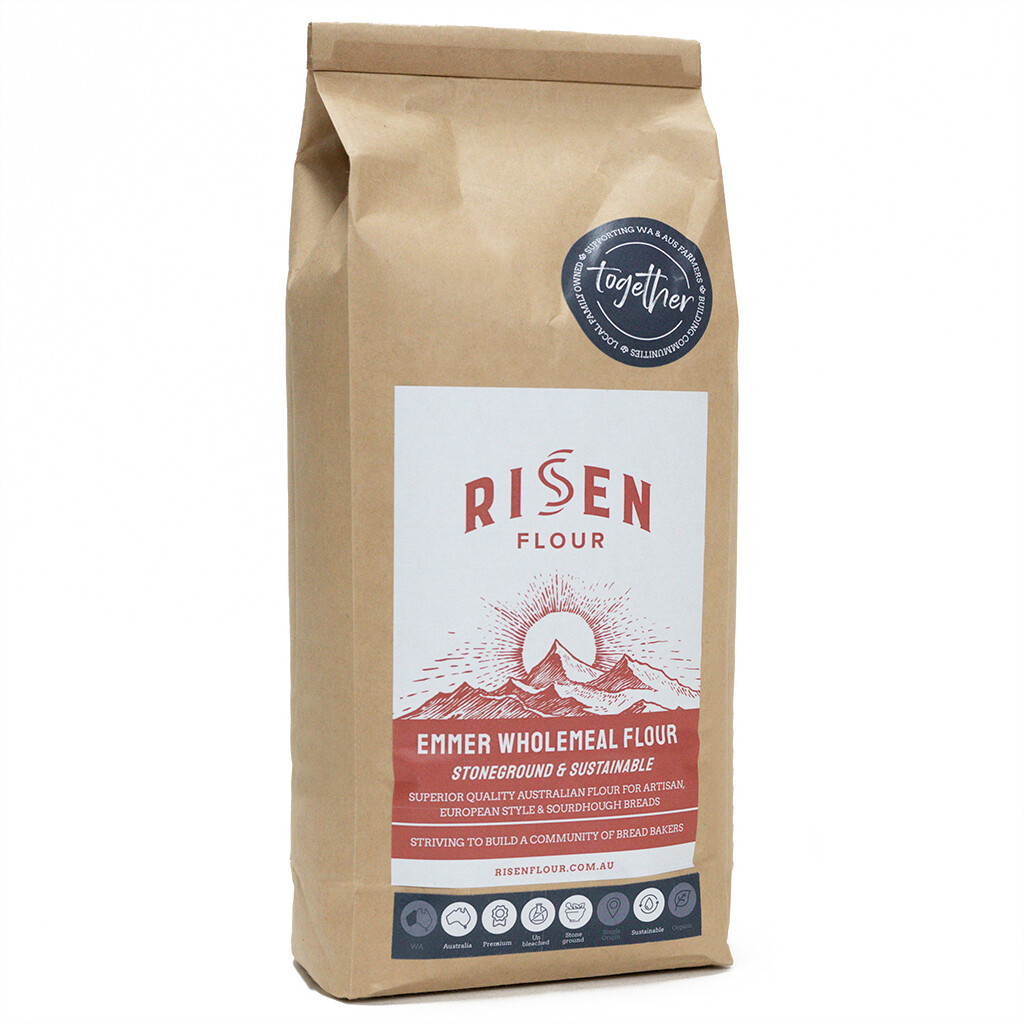 Emmer Wholemeal Flour - Stoneground & Sustainable Emmer Wholemeal Flour - Stoneground & Sustainable