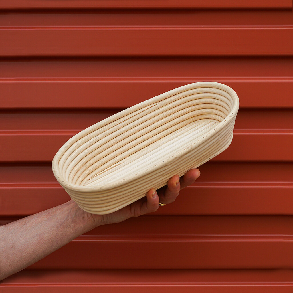 Proving Basket/Banneton - Oval, NO Liner (27cmx13cmx6.5cm, 750gm-1kg)