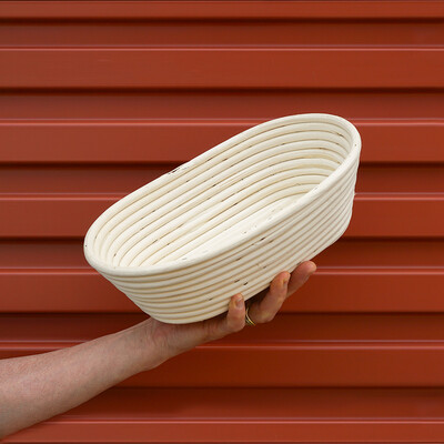 Proving Basket/Banneton - Oval, NO Liner (24x14x8cm, 500gm-750g) Proving Basket/Banneton - Oval, NO Liner (24x14x8cm, 500gm-750g)