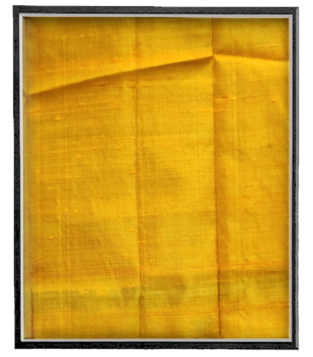 Rare Natural Golden Raw Hand Made Silk