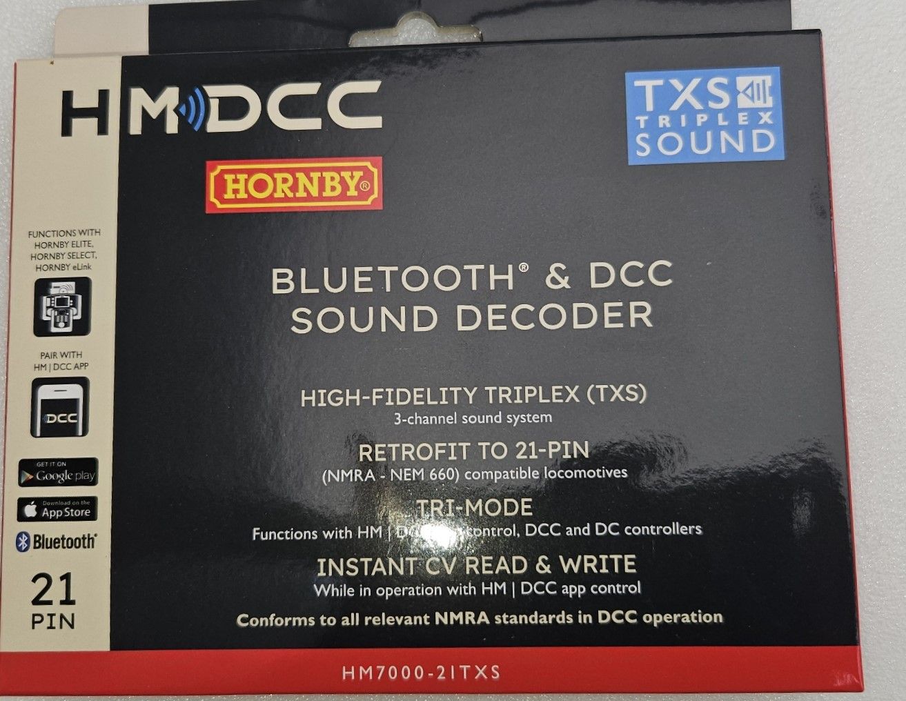 HM DCC BLUETOOTH & DCC SOUND DECODER 21PIN