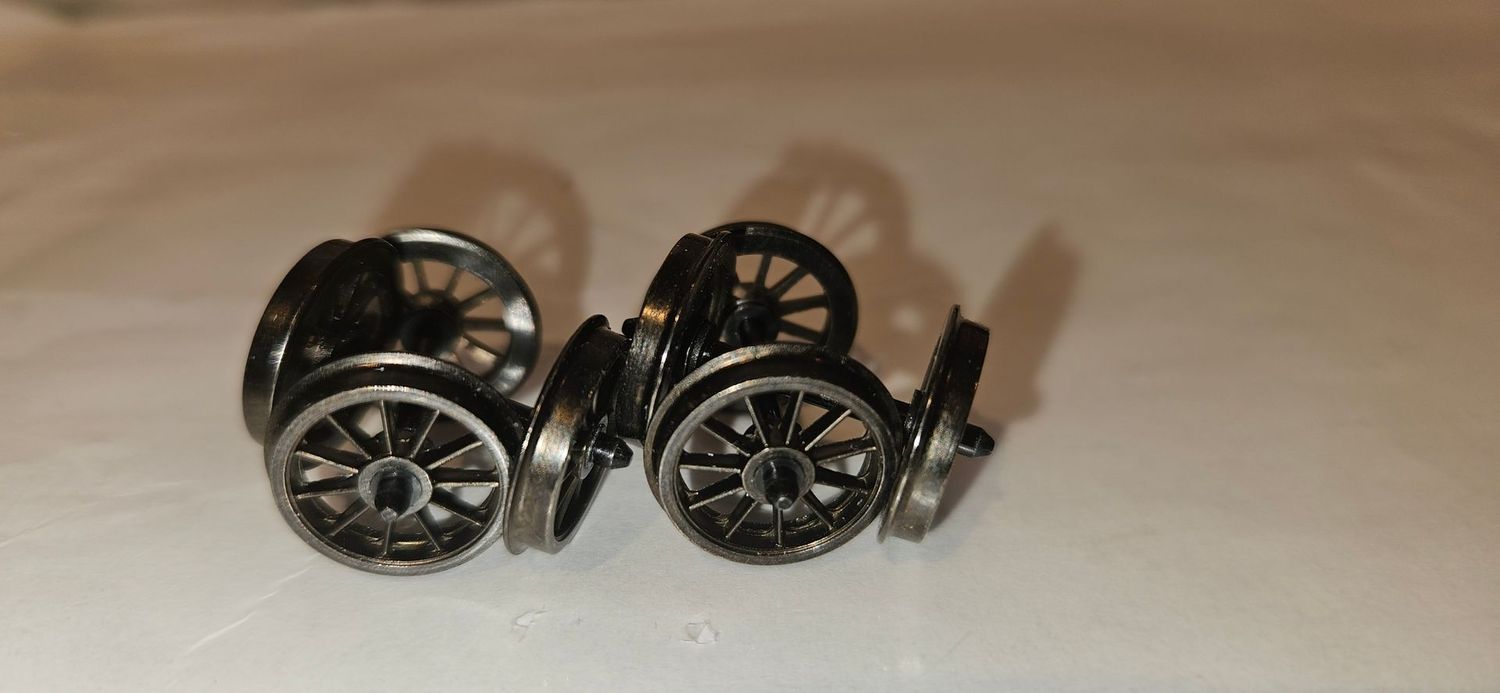 SPOKED WAGON / TENDER WHEEL OO/HO SCALE (FREE POST PACK OF 4)