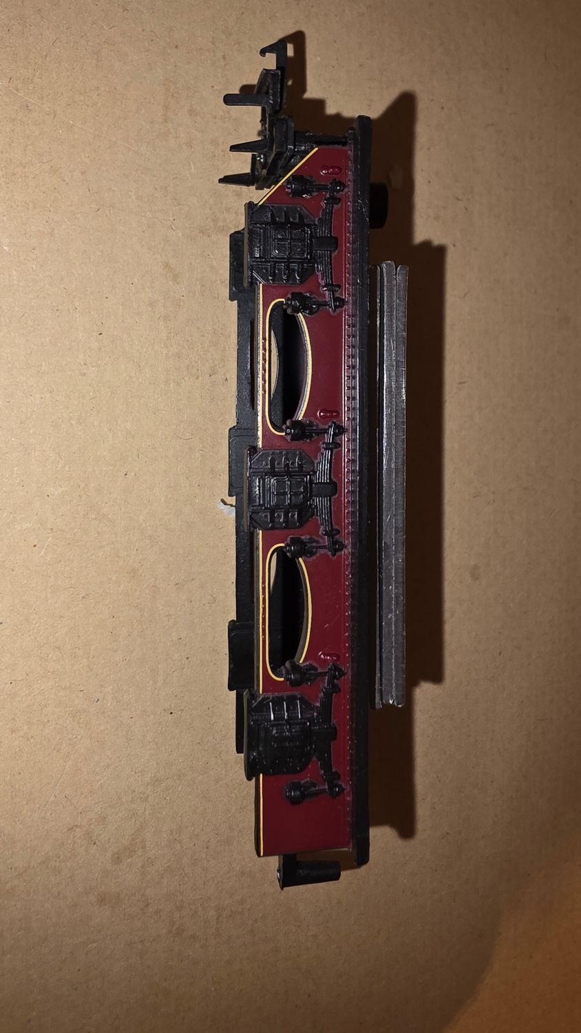 TENDER FRAME AND WEIGHTS (Lined Red)