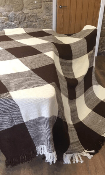 Large alpaca blanket