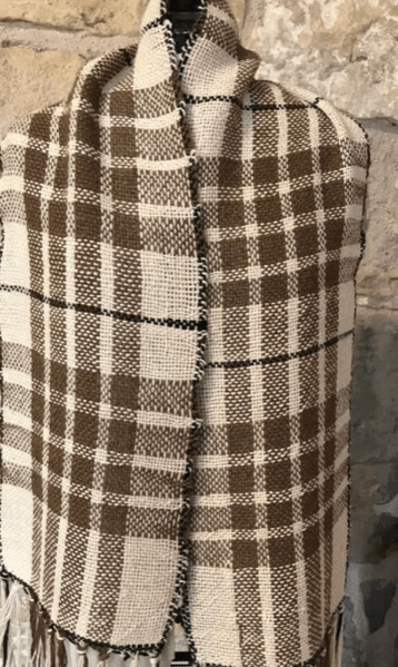 Handwoven scarf