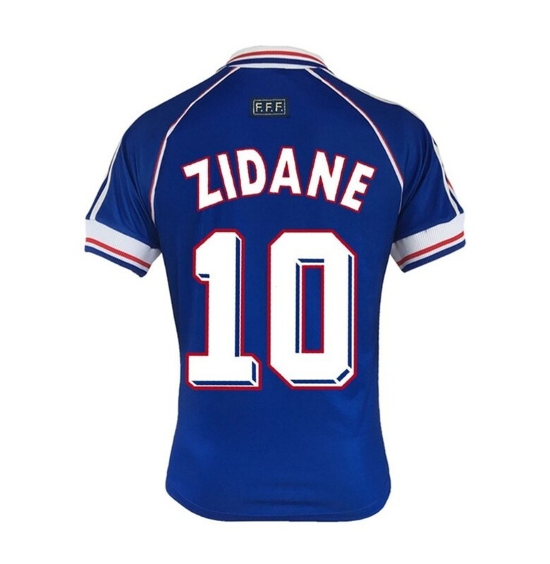 Maillot Vintage France 98 #ZIDANE Taille S