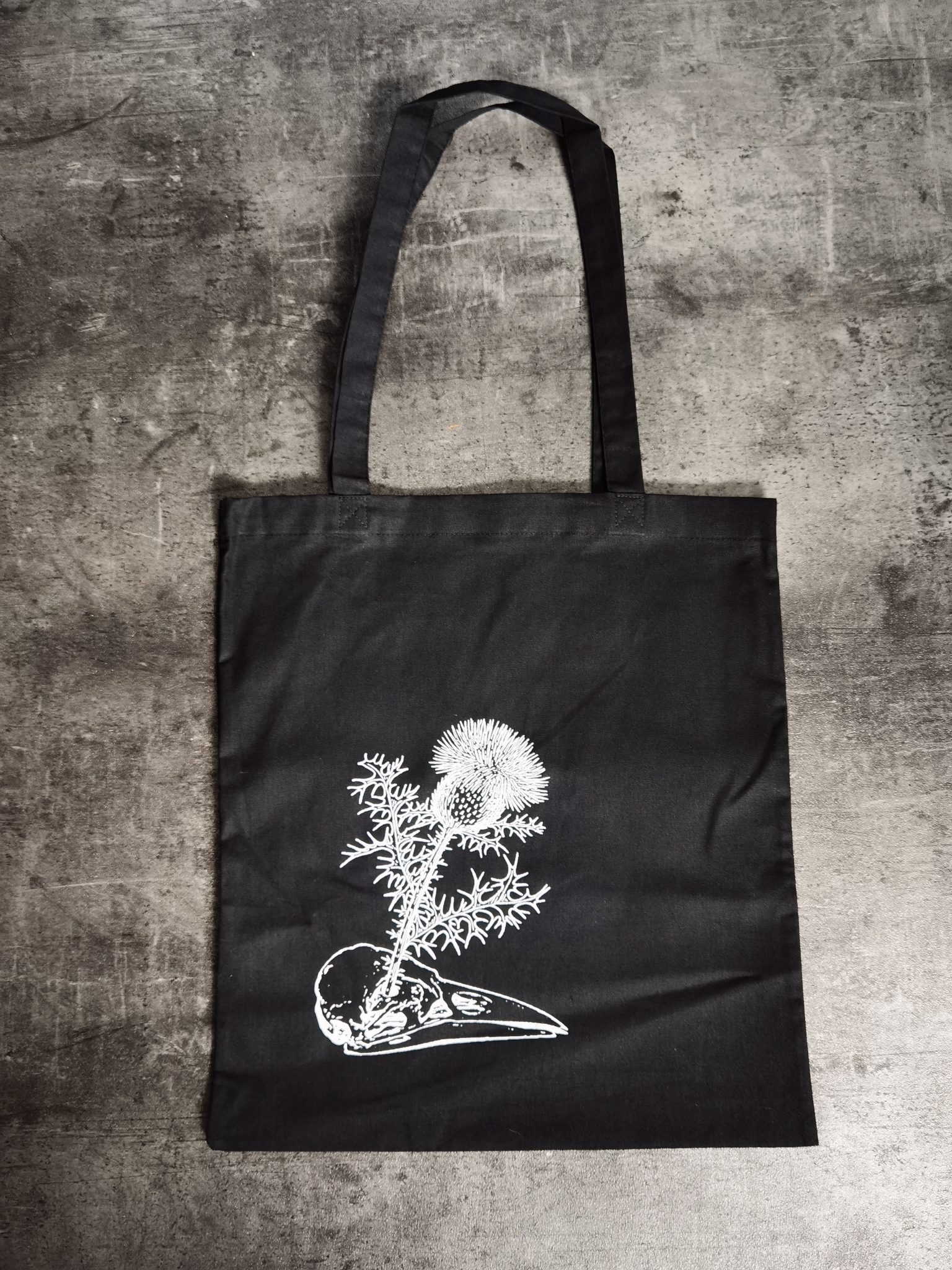 Thistle & Skull (tote bag)