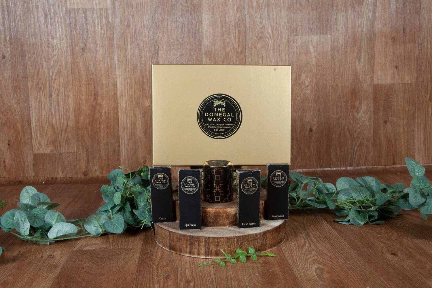 Luxury Gift Set with Mini Warmer + 4 Snap Bar Wax Melts