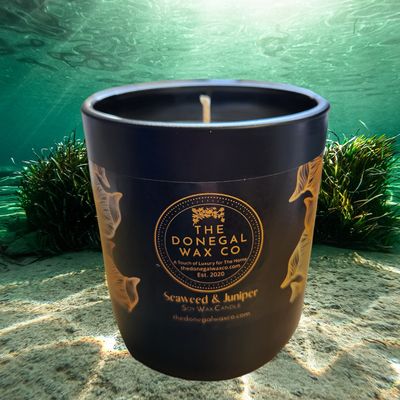 Seaweed &amp; Juniper Luxury Soy Candle