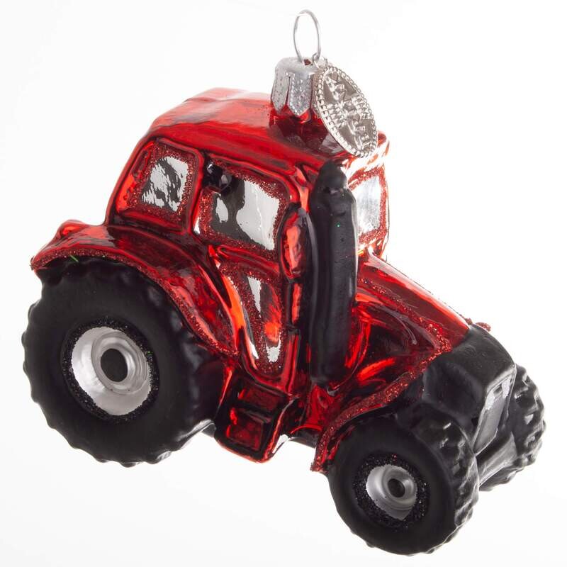 Rød traktor