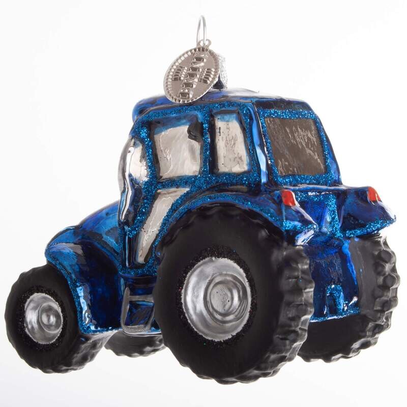 Blå traktor