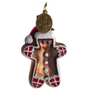 Mini honningkagemand m. Dannebrog Mini honningkagemand m. Dannebrog