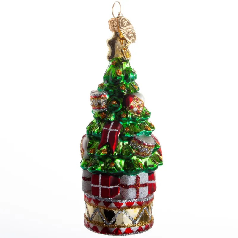 Juletræet med sin pynt - 11 cm.