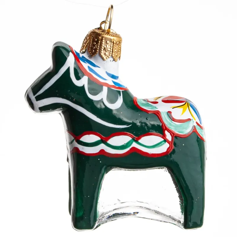 Dala hest grøn