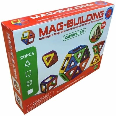 Магнитный конструктор Mag-building 20 предметов