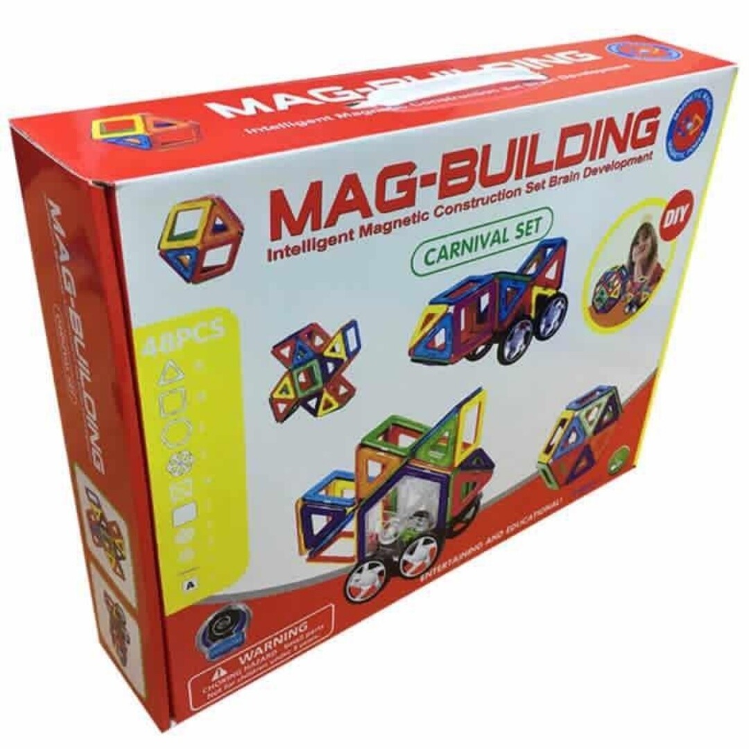 Магнитный конструктор Mag-building 48 предметов