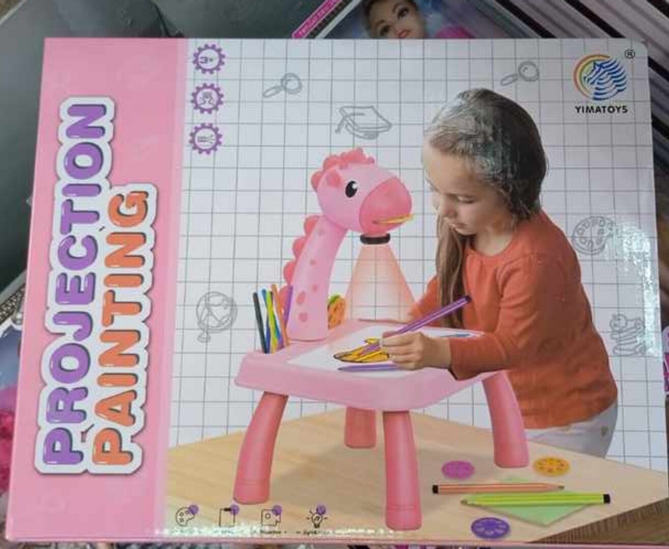 Детский стол для рисования с проекцией